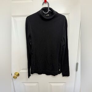 Women’s Smartwool Mock Turtleneck Baselayer Top Size Large Merino Wool